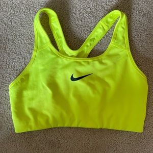 Nike Neon bra top L